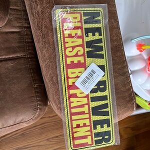 Student driver please be patient sign